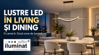 foto Ce lustra LED alegi pentru living si zona de dining?