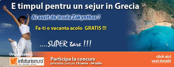 Concursuri online: Castiga un sejur de 8 zile in insula Zakynthos, Grecia