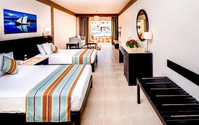 HURGHADA HOTEL El Karma Aqua Beach Resort (Ex. Nubia Aqua Beach Resort) 4*AI AVION SI TAXE INCLUSE TARIF 478  EUR