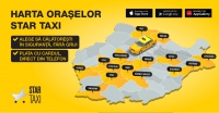 foto Descopera harta oraselor Star Taxi si bucura-te de calatorii rapide si comode