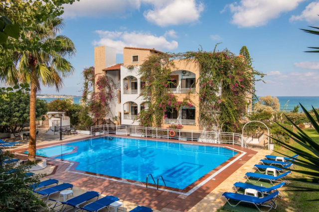 CRETA HOTEL  ILIOSTASI BEACH APARTMENTS 3* AVION SI TAXE INCLUSE TARIF 326 EUR