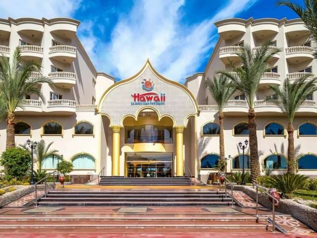 LAST MINUTE HURGHADA HOTEL HAWAII RIVIERA CLUB &amp; AQUA PARK AI AVION SI TAXE INCLUSE TARIF 499 EUR