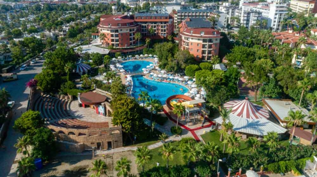 ANTALYA HOTEL  PALMERAS BEACH HOTEL5*AI AVION SI TAXE INCLUSE TARIF 552 EUR