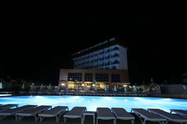 SUPER OFERTA TURCIA  SIDE PLECARE IN 25 MAI HOTEL THRONE BEACH RESORT&amp;SPA 5 * PRET 384 EU