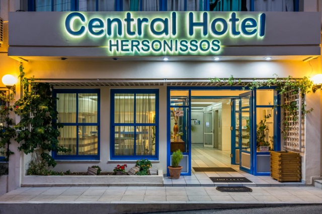 CENTRAL HERSONISSOS HOTEL 3* MIC DEJUN 7 NOPTI AVION SI TAXE INCLUSE TARIF 284  EUR