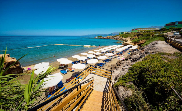 ULTRA LAST MINUTE INSULA CRETA 4****ALL INCLUSIVE ELMI SUITES  ZBOR CHARTER CU TAXE INCLUSE