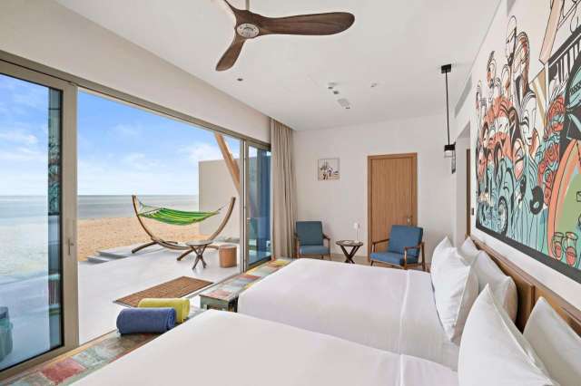  LAST MINUTE QATAR HOTEL  Fuwairit Kite Beach, Tapestry Collection By Hilton  5* AI AVION SI TAXE INCLUSE TARIF 1530 EURO