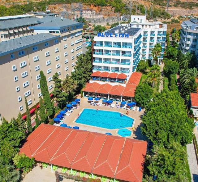 LAST MINUTE TURCIA HOTEL   Blue Fish Hotel 4*AI AVION SI TAXE INCLUSE TARIF 225 EUR