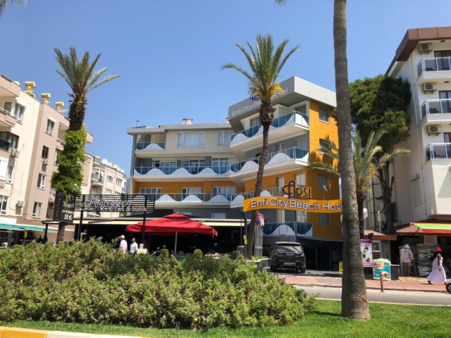 13.07 avion Bucuresti, Turcia Alanya, Arsi Enfi City Beach Hotel 439 EURO, 7 nopti, All inclusive