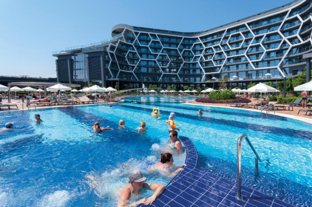 13.07 avion Bucuresti, Turcia Side, Bosphorus Sorgun Hotel 1029 EURO, 7 nopti, Ultra all inclusive