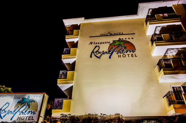 18.07 avion Bucuresti, Turcia Alanya, Kleopatra Royal Palm Hotel 547 EURO, 7 nopti, All inclusive