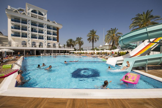 09.07 avion Bucuresti, Turcia Side, Palm World Side Resort & SPA 528 EURO, 7 nopti, All inclusive