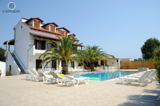 30.07 avion Bucuresti, Grecia Kavos, Captain's Studios Apartments 567 EURO, 7 nopti, Fara masa