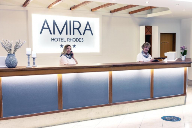 16.09 avion Bucuresti, Grecia Kalithea, Rhodos, Amira Hotel Rhodes 479 EURO, 7 nopti, Demipensiune inclusa