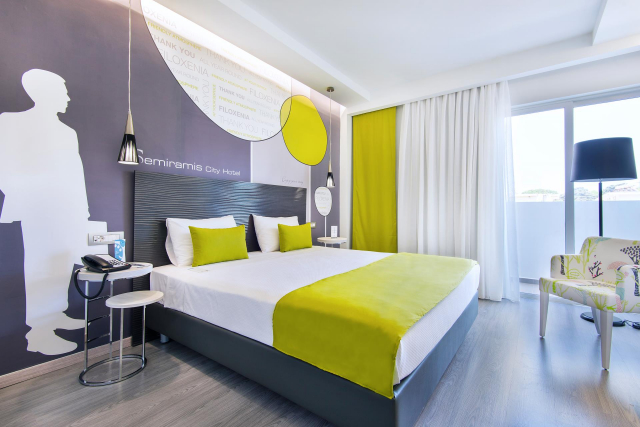 16.09 avion Bucuresti, Grecia Rhodos Town, Semiramis City Hotel 675 EURO, 7 nopti, Mic dejun inclus