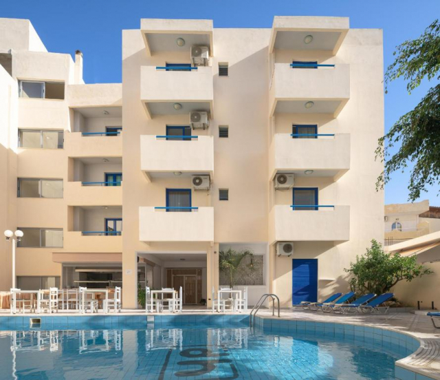 16.05 avion Bucuresti, Grecia - Creta - Heraklion Hersonissos, Central Hersonissos Hotel 430 EURO, 7 nopti, Mic dejun inclus