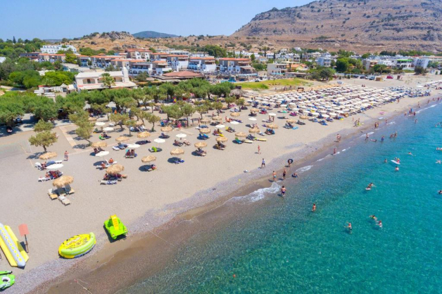 01.07 avion Bucuresti, Grecia - Rhodos Lardos, Hotel Sun Beach Lindos 743 EURO, 7 nopti, All inclusive