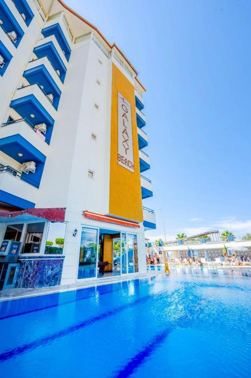 20.08 avion Bucuresti, Turcia - Antalya Alanya, Hotel Galaxy Beach 655 EURO, 7 nopti, All inclusive