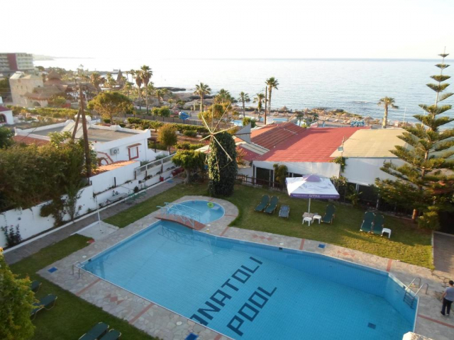 17.09 avion Bucuresti, Grecia - Creta - Heraklion Hersonissos, Anatoli Apartments Hersonissos 449 EURO, 7 nopti, Fara masa