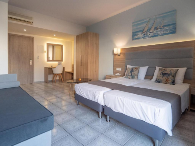 23.07 avion Bucuresti, Grecia - Creta - Heraklion Hersonissos, Aristo Apartments 518 EURO, 7 nopti, Fara masa