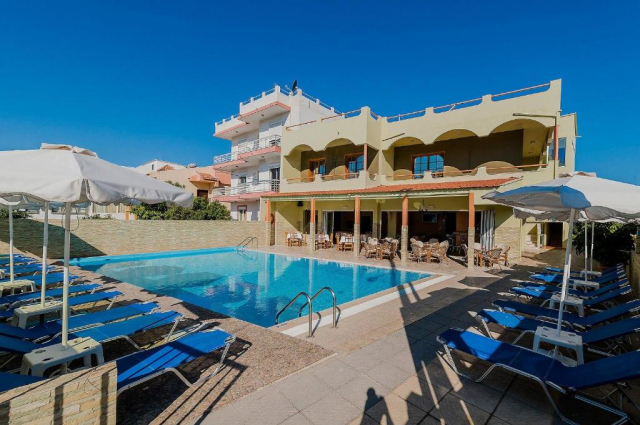 19.08 avion Bucuresti, Grecia - Rhodos Kremasti, Esmeralda Hotel 498 EURO, 7 nopti, Mic dejun inclus