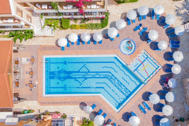 10.09 avion Bucuresti, Grecia - Zakynthos Laganas, Oscar Hotel 557 EURO, 7 nopti, Mic dejun inclus