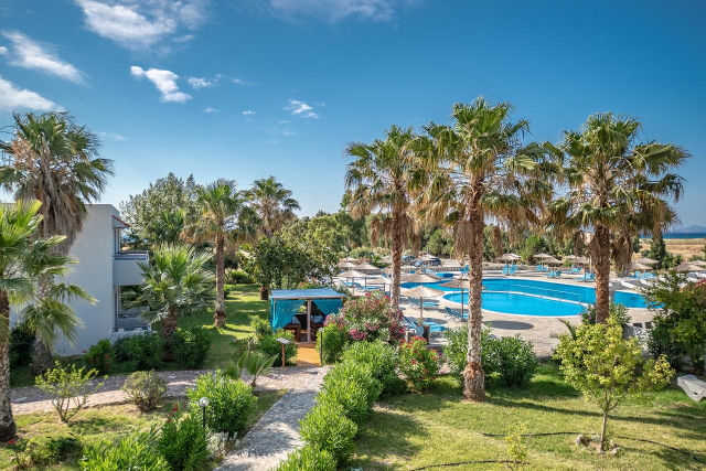07.09 avion Bucuresti, Grecia - Kos Kardamena, Hotel Evripides Village 636 EURO, 7 nopti, Mic dejun inclus
