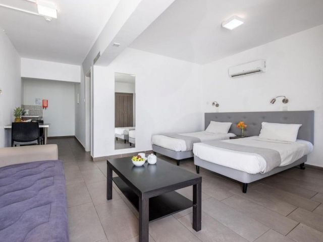 13.09 avion Bucuresti, Cipru - Zona Larnaca Ayia Napa, Rio Gardens Aparthotel 479 EURO, 7 nopti, Fara masa