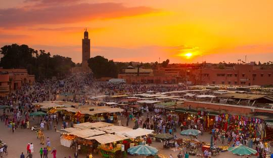 ULTIMELE LOCURI MARRAKECH SI CASABLANCA, AVION DIN BUCURESTI, LA HOTEL DE 4*, LA TARIFUL DE 739 EURO/PERSOANA, DEMIPENSIUNE!