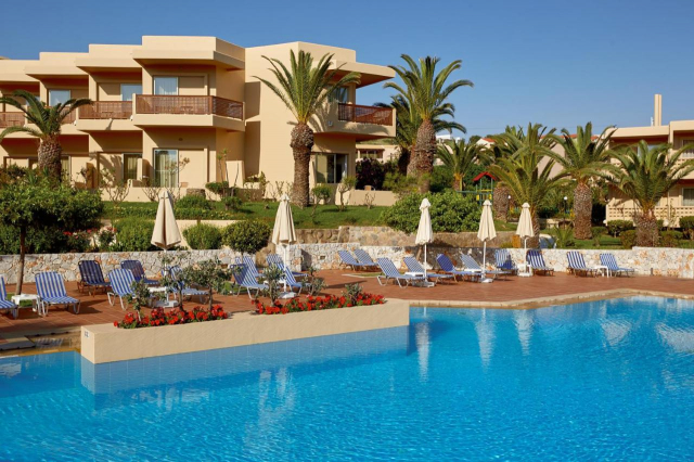 ULTRA LAST MINUTE INSULA CRETA 4****DEMIPENSIUNE SANTA MARINA BEACH ZBOR CHARTER CU TAXE INCLUSE
