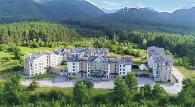 REVELION BULGARIA- BANSKO, SAINT GEORGE PALACE APARTHOTEL 4*,  5 NOPTI,  DEMIPENSIUNE SI CINA FESTIVA  DE REVELION -599 EURO/PER