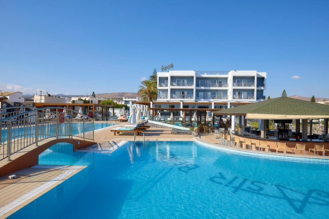 ULTRA LAST MINUTE INSULA CREA ASTIR  BEACH 4****  DEMIPENSIUNE ZBOR CHARTER DIN SIBIU/IASI/OTOPENI CU TAXE INCLUSE