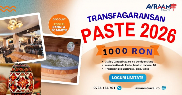 Super oferta de Paste pe Transfagarasan – 3 zile