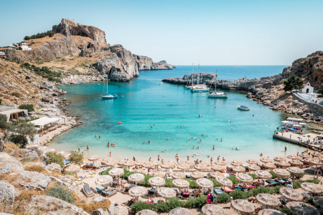 Sejur de Rusalii la plaja in Rhodos la doar 925euro,avion din Bucuresti!!!  LINDOS BREEZE BEACH 5*