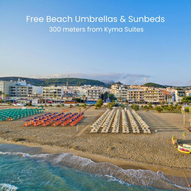 ULTRA LAST MINUTE DELUXE INSULA CRETA 5*****DEMIPENSIUNE KYMA BEACH  ZBOR CHARTER DIN OTOPENI TAXE INCLUSE