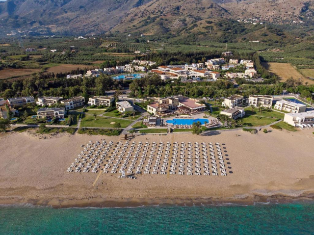 ULTRA LAST MINUTE DELUXE INSULA CRETA 5*****DEMIPENSIUNE PILOT  BEACH ZBOR CHARTER DIN OTOPENI TAXE INCLUSE