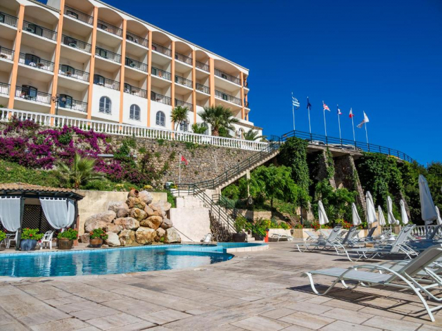 ULTRA LAST MINUTE INSULA CORFU PALIOKASTRITA PALACE SPA  4**** ALL INCLUSIVE ZBOR DIRECT DIN CLUJ NAPOCA CU TAXE INCLUSE