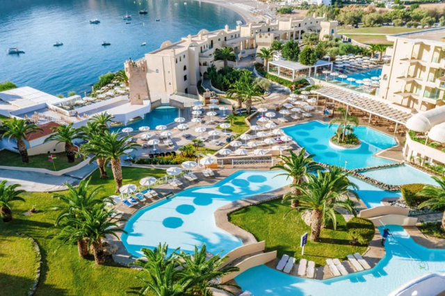 ULTRA LAST MINUTE INSULA RODOS 5***** ALL INCLUSIVE LINDOS ROYAL ZBOR DIRECT DIN OTOPENI CU TAXE INCLUSE
