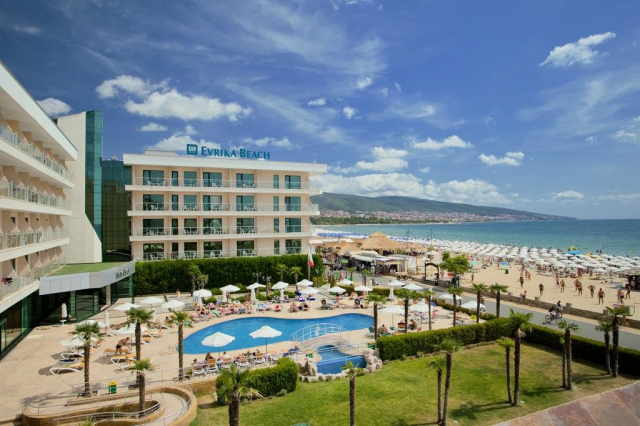 SUNNY BEACH 505 EURO/PERS PLECARE 26.06 -DIT EVRIKA BEACH CLUB ,6 ZILE ,ALL INCLUSIVE