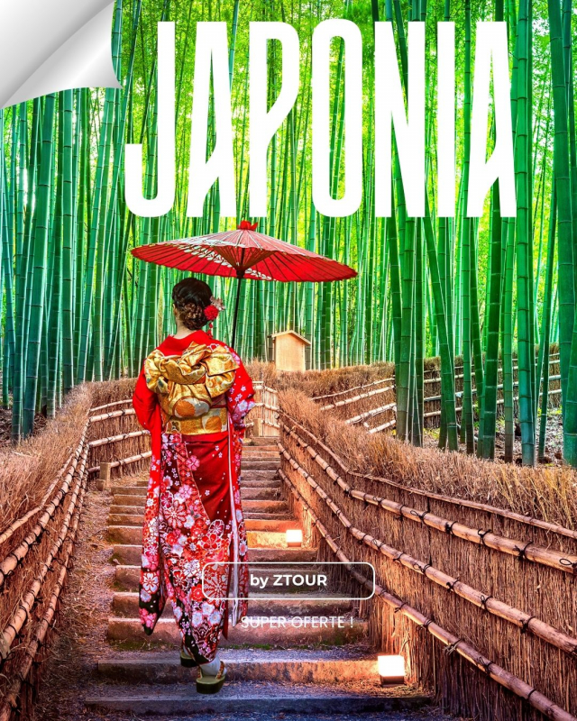 JAPONIA -- KYOTO + HOKKAIDO + TOKYO plecare din Budapesta pe data de 18.09.26 sejur 13 nopti 