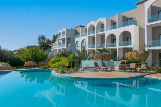 ULTRA LAST MINUTE INSULA RODOS 5***** ALL INCLUSIVE LINDOS BREEZE ZBOR CHARTER  DIN CLUJ NAPOCA CU TAXE INCLUSE