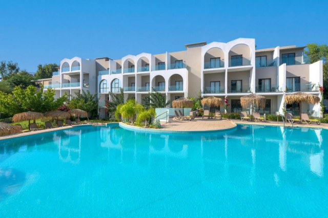 ULTRA LAST MINUTE INSULA RODOS 5***** ALL INCLUSIVE LINDOS BREEZE ZBOR CHARTER  DIN CLUJ NAPOCA CU TAXE INCLUSE