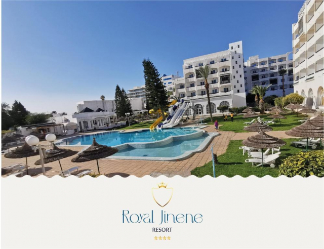 ULTIMELE LOCURI IN TUNISIA 4**** ALL INCLUSIVE  ROYAL JINENE RESORT ZBOR CHARTER SIBIU  CU TAXE INCLUSE