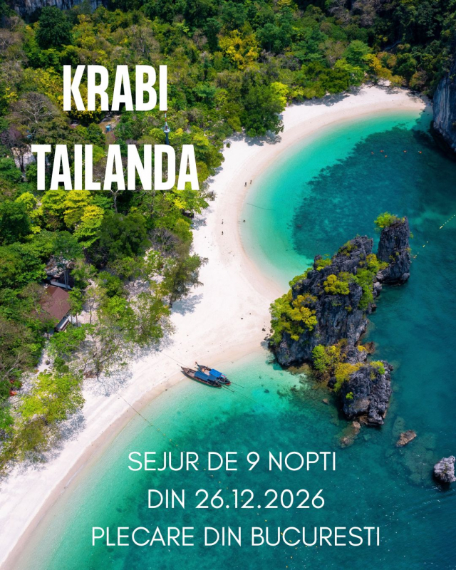  REVELION IN THAILANDA - SEJUR DE 9 NOPTI IN KRABI (OR)