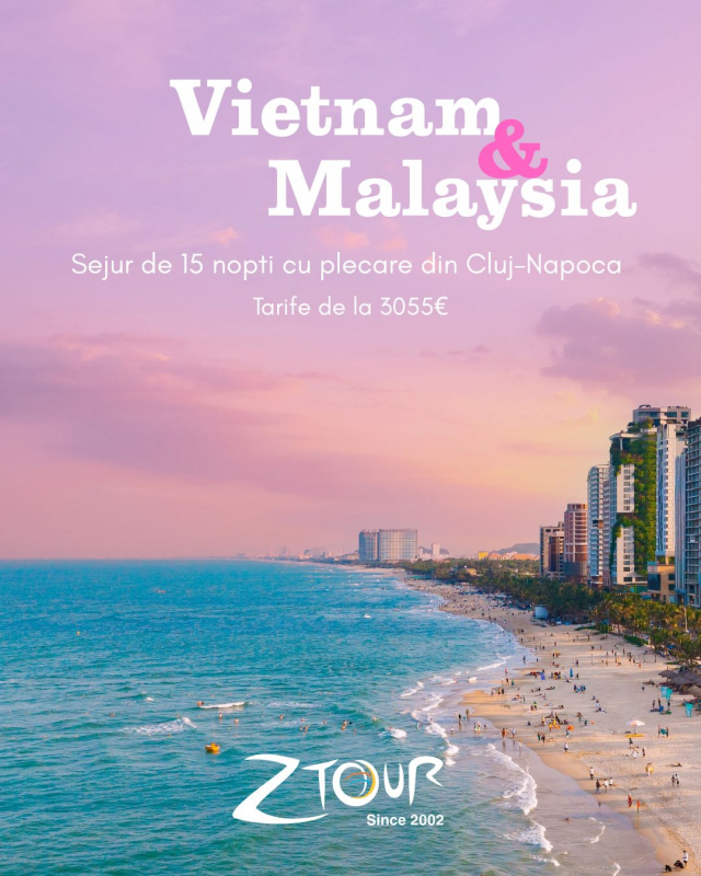 SEJUR DE 15 NOPTI IN VIETNAM SI MALAYSIA (OR)