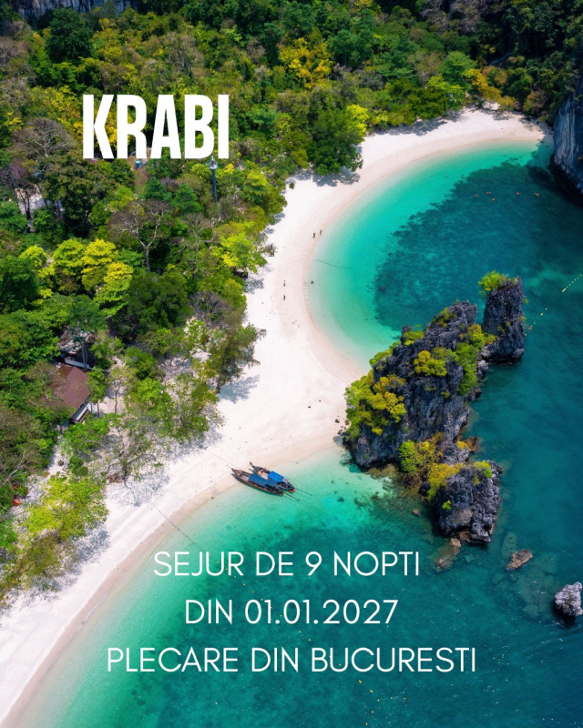 LAST MINUTE KRABI SEJUR DE 9 NOPTI (OR)