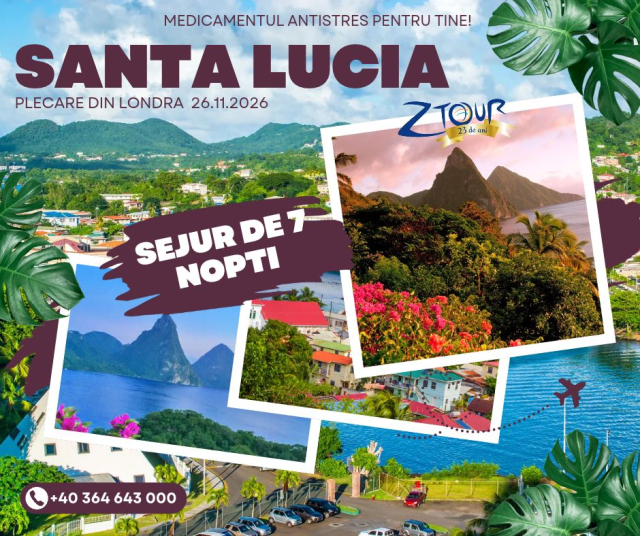 Sejur de 7 nopti in ST. LUCIA (OR)